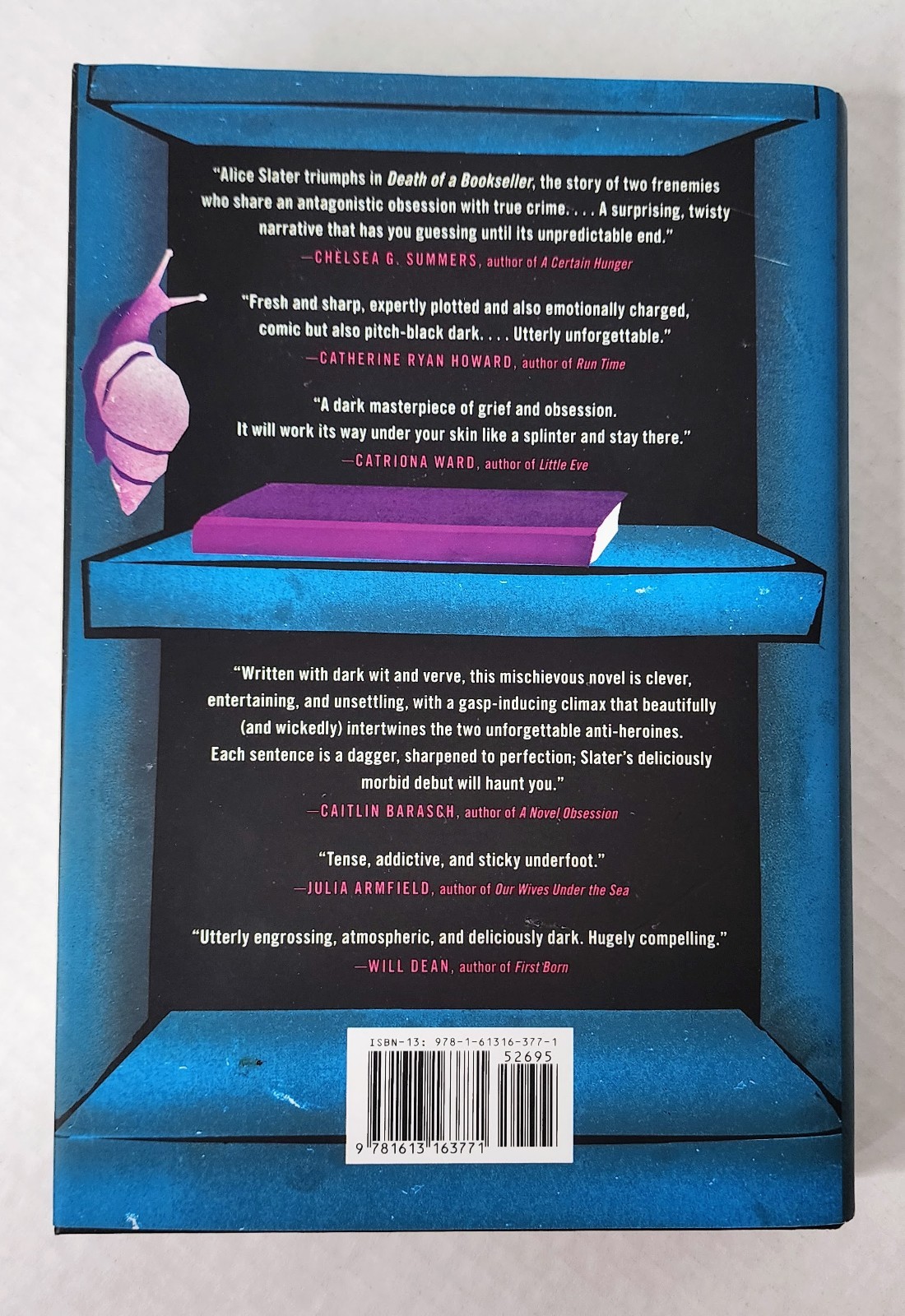 Death of a Bookseller Alice Slater 1st Edition HC 2023 Proofreader Insert