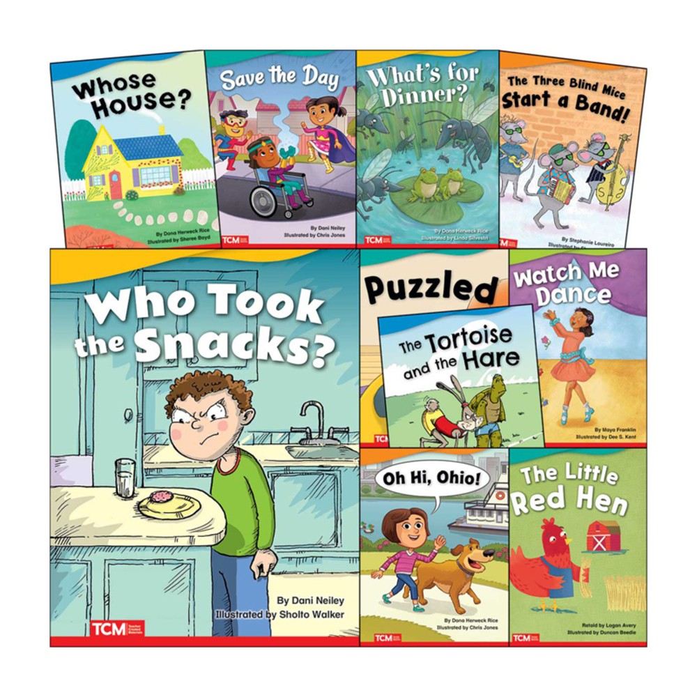 SHELL EDUCATION SEP112049 Literary Text Grade K Set 3: 10-Book