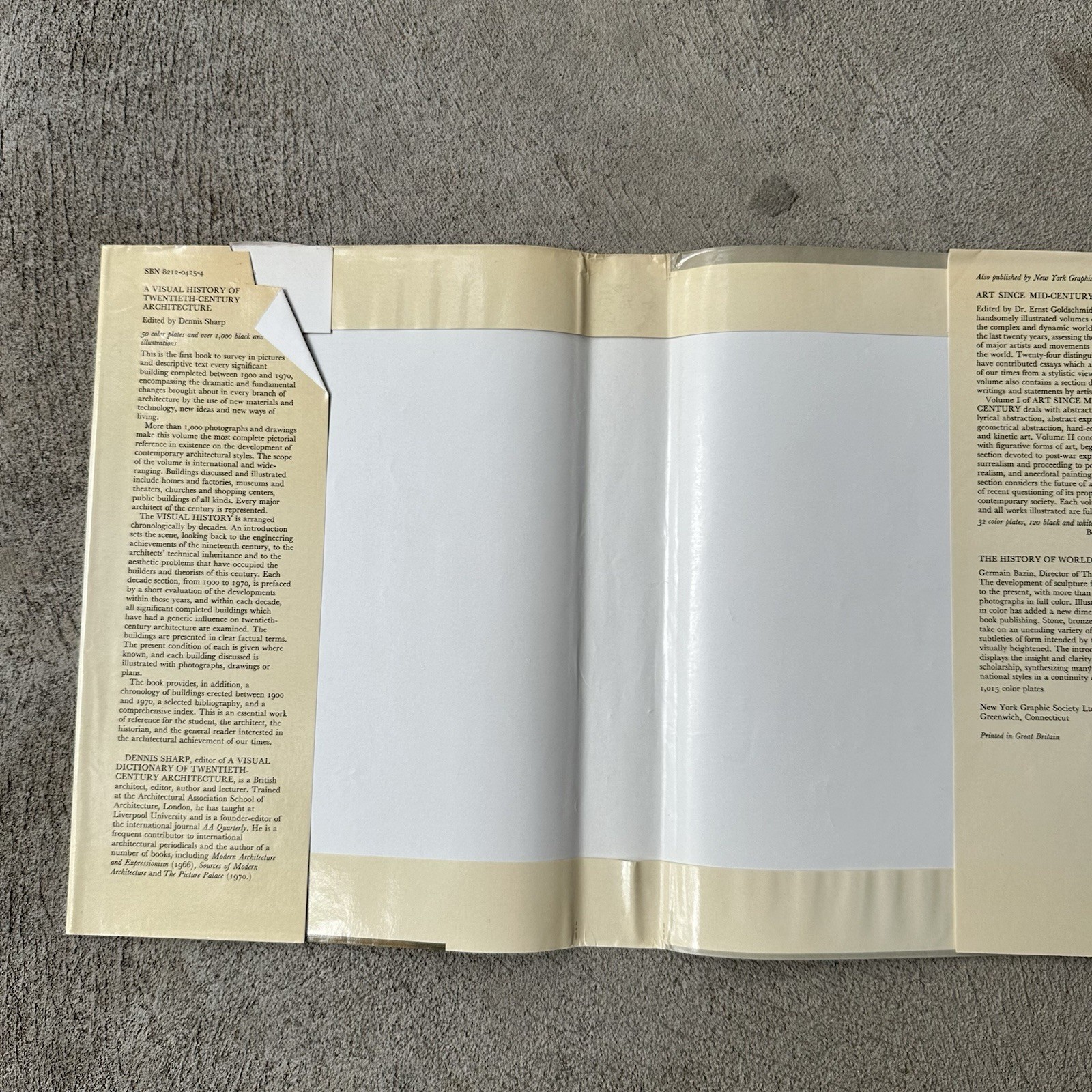 A Visual History of Twentieth Century Architecture by Dennis Sharp 1972 HC