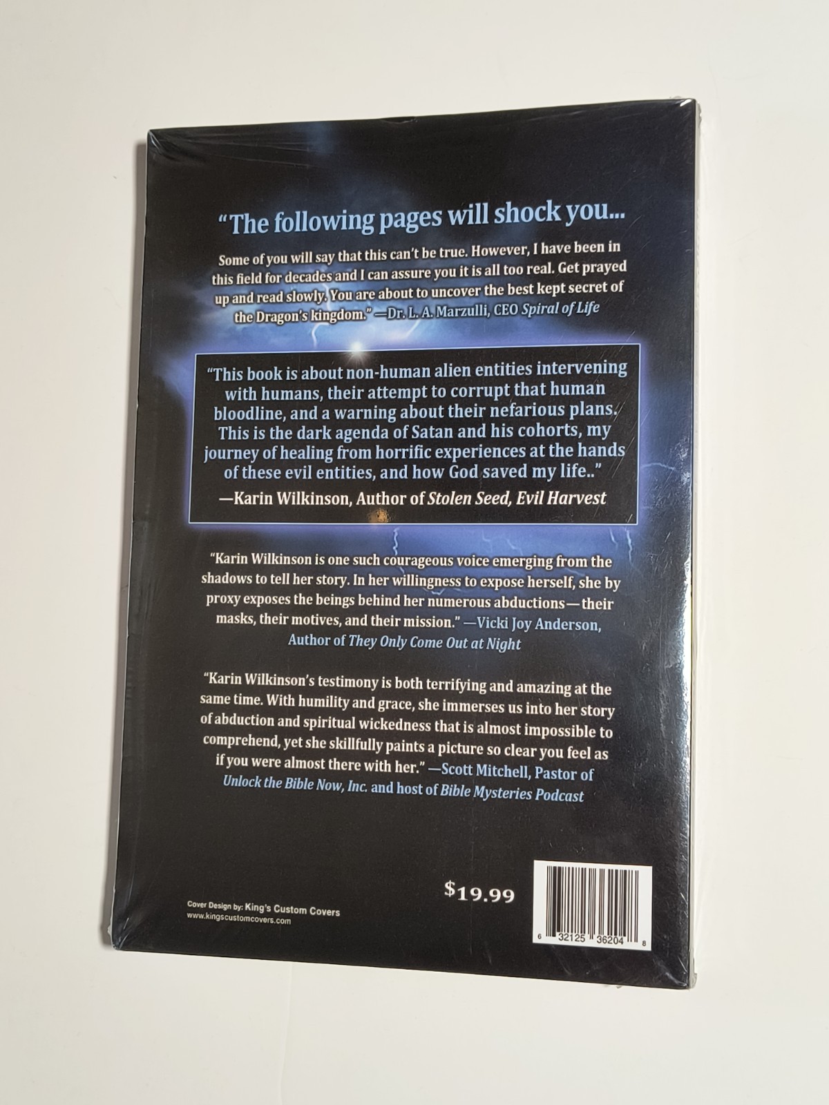 Stolen Seed, Evil Harvest By Karin Wilkinson – 2023 – PB – Aliens – UFO NEW!