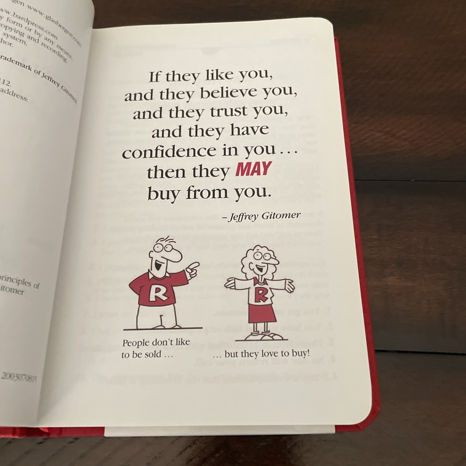 Jeffrey Gitomer’s Little Red Books of Selling & Of Sales Answers Lot Of 2 VG