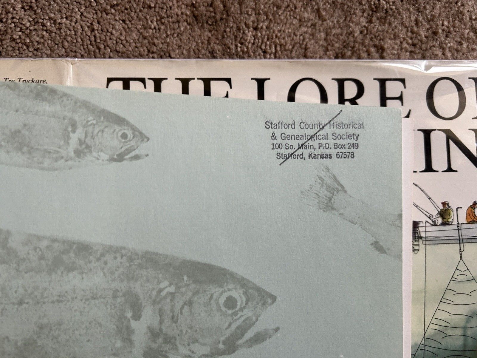 The Lore Of Sportfishing Tre Tryckare, E. Cagner ( 1976 : HC/DJ)