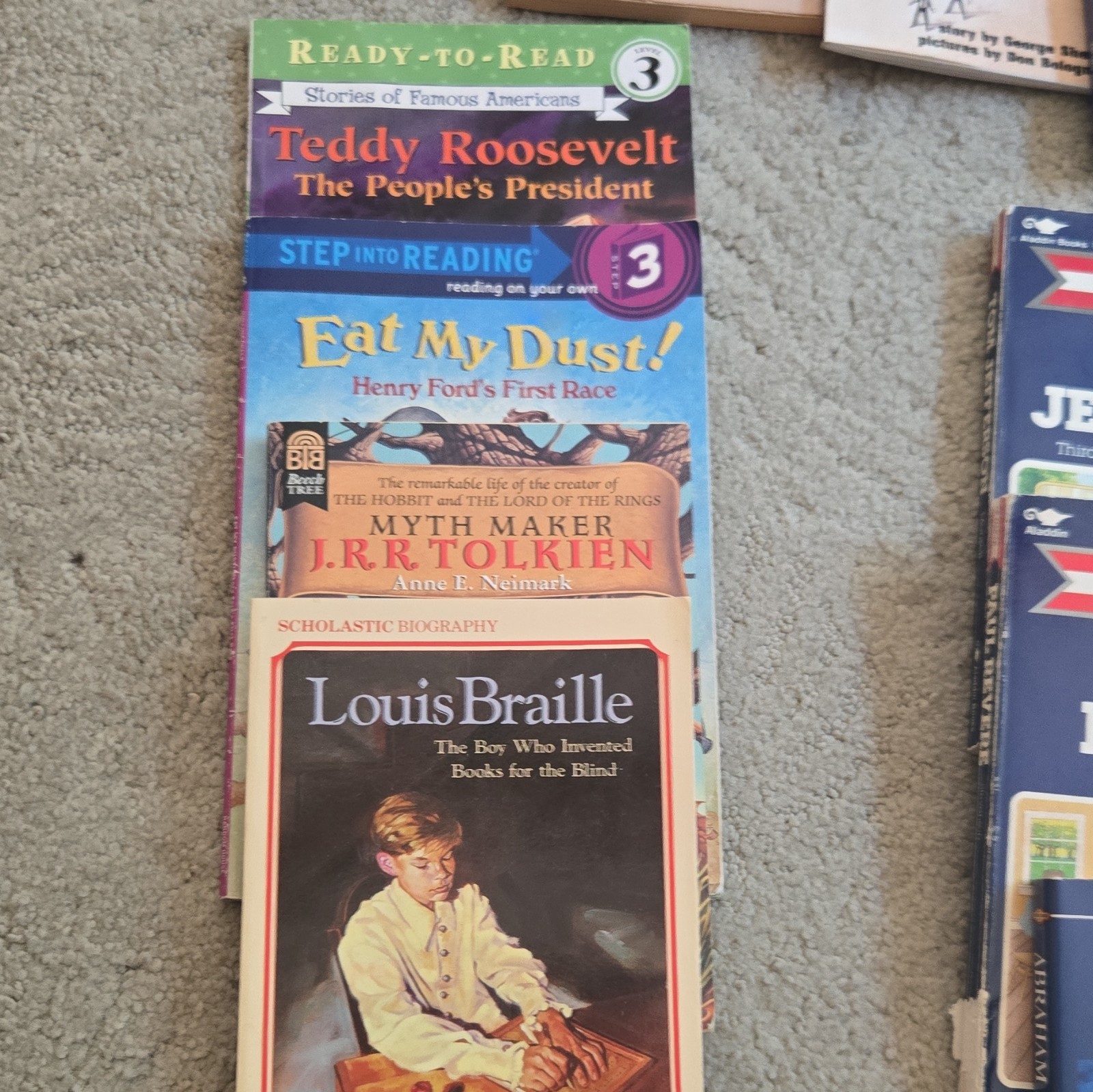 Scholastic Illustrated Nonfiction Kids Biographies PB Lot of 9 Ages 4-12