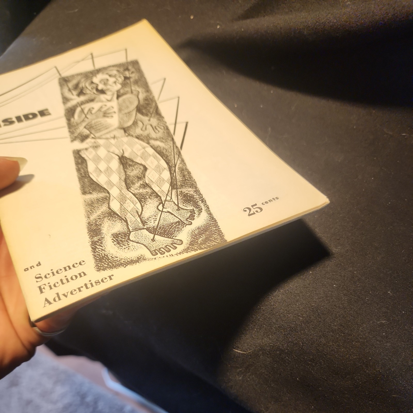 Inside and Science Fiction Advertiser #9 May 1955 “Hardcover” story by Ellison
