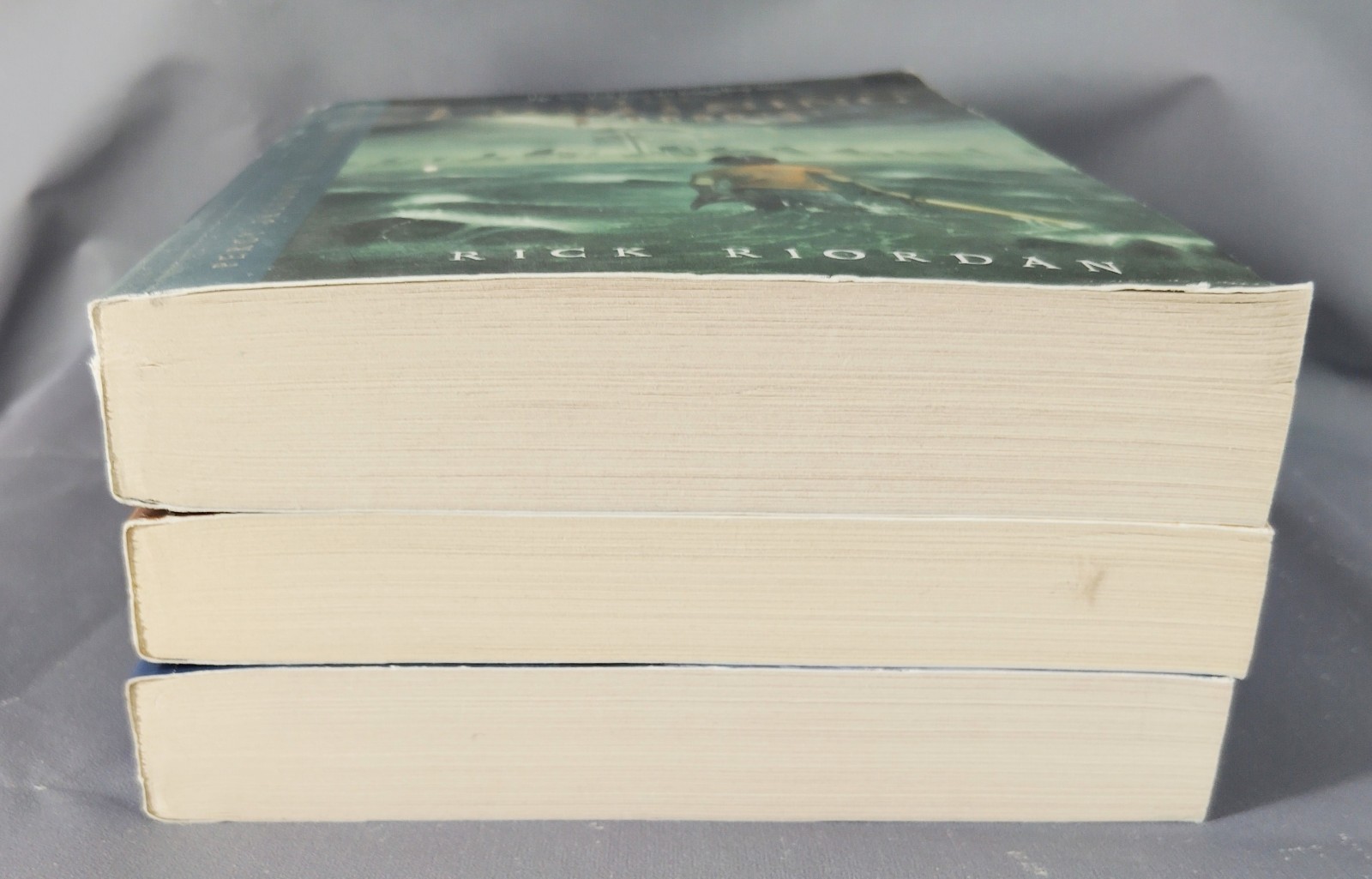 Rick Riordan Percy Jackson Olympians Books 1-3 Lightning Thief Sea Monsters Tita
