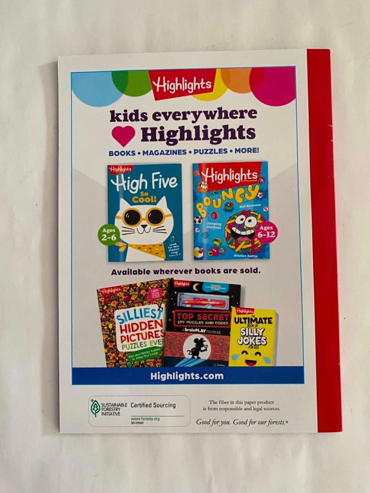 Chick-fil -A Book Highlights “Let’s Go ! ” Kids Meal Premium – Pb book LIKE NEW