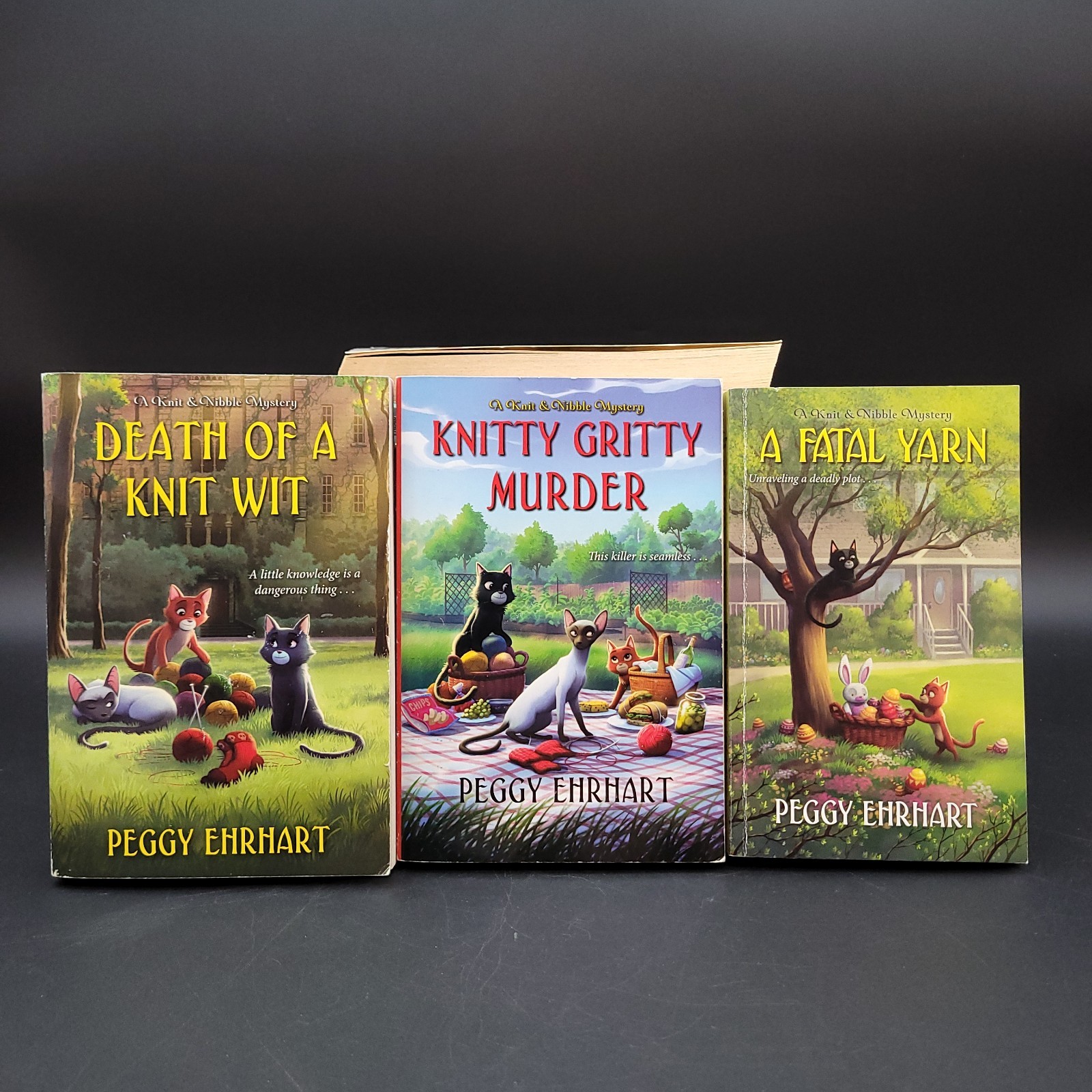 Cozy Mystery Books Lot of 12 Related to Knit Crochet Needlework Misc Titles