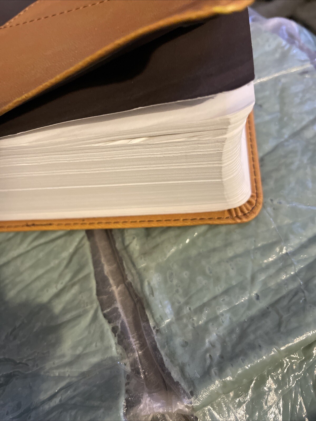 NIV Bible Large Print DuoTone Leather Soft
