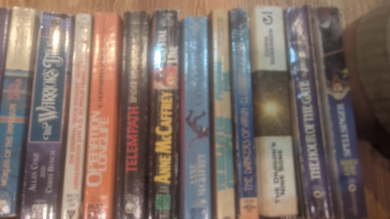 Lot of 37 Science Fiction Fantasy Paperbacks Novels 1960s-modern Daw & Others