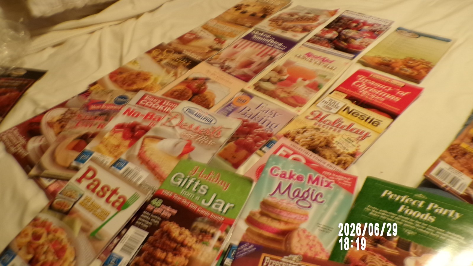 Over 30 Vintage Recipe Magazine Booklets-Holiday Gifts from a Jar,Kraft Desserts