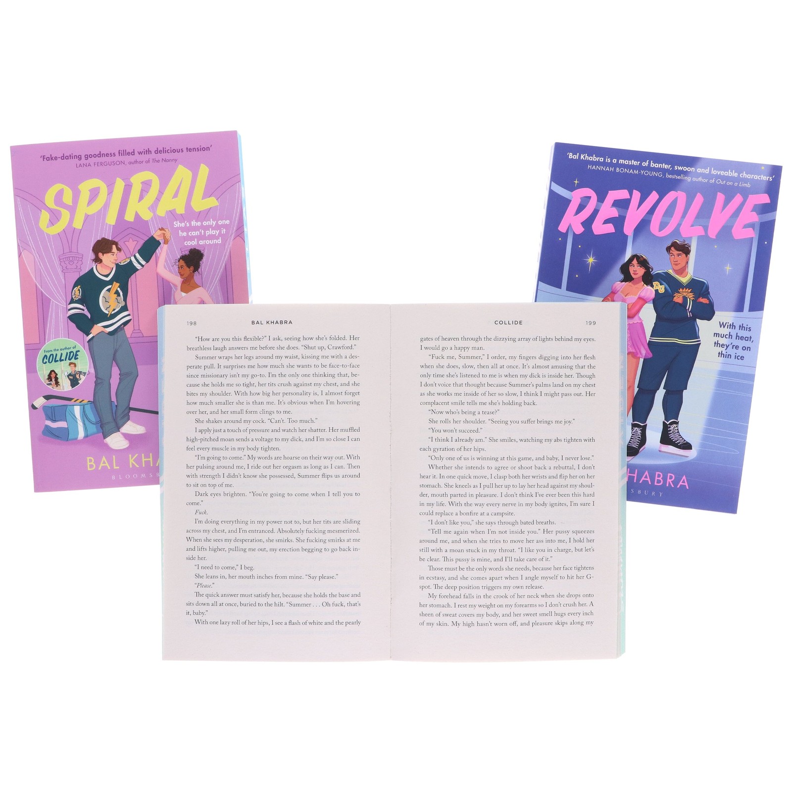 Off the Ice Series By Bal Khabra 3 Books Sprayed Edges Set – Fiction -PB