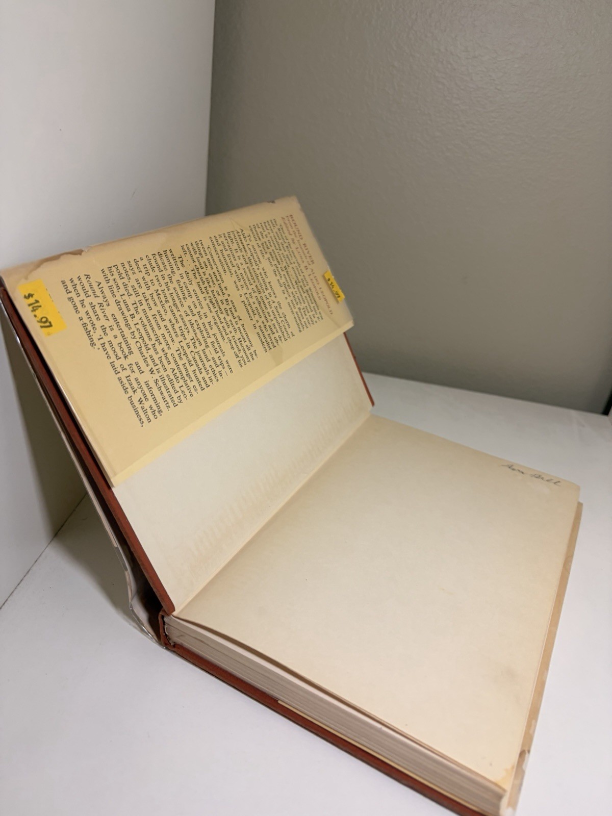 ROUND RIVER: FROM THE JOURNALS OF ALDO LEOPOLD By Luna B. Leopold – HC 1st Ed DC
