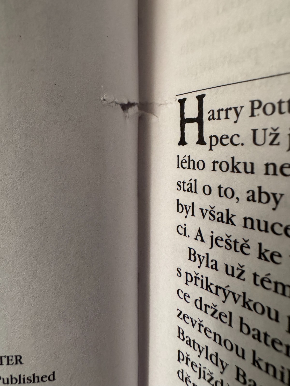 Czech Translation, Harry Potter and the Prisoner of Azkaban, HC, JK Rowling