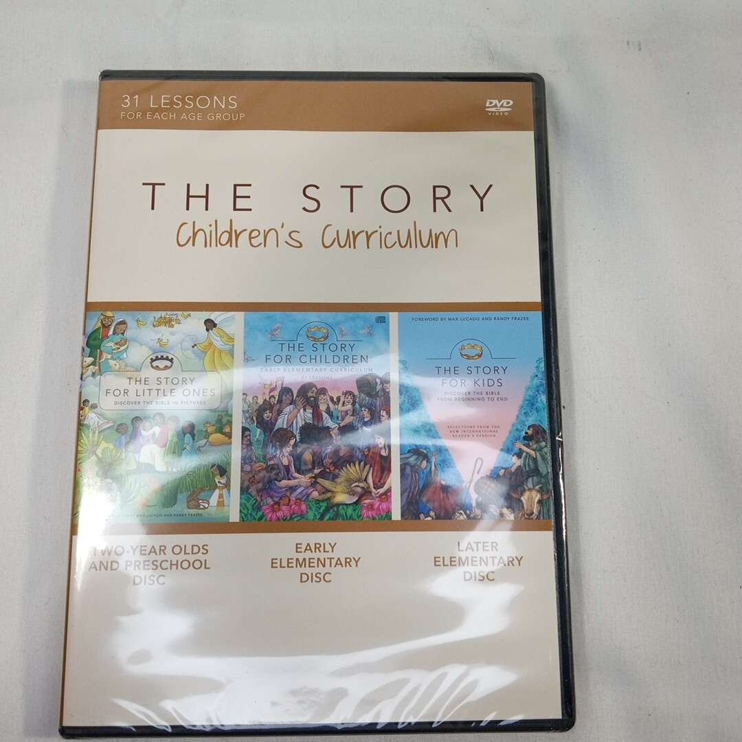 The Story Children’s Curriculum: 124 Lessons DVD – 3 Disc Set by Zondervan NEW