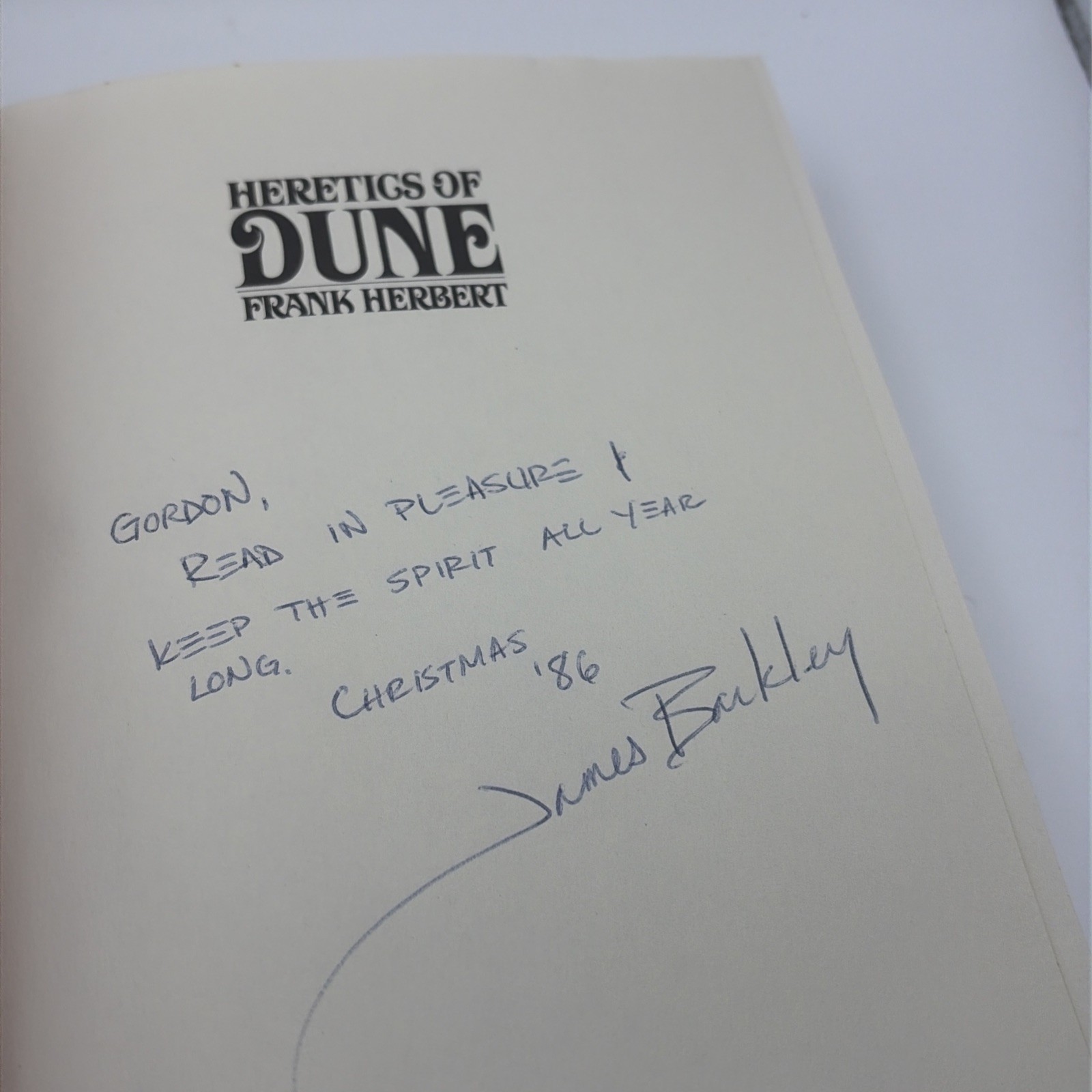 HERETICS OF DUNE Frank Herbert 1st Edition Hardcover HC Book Dust Jacket 1984