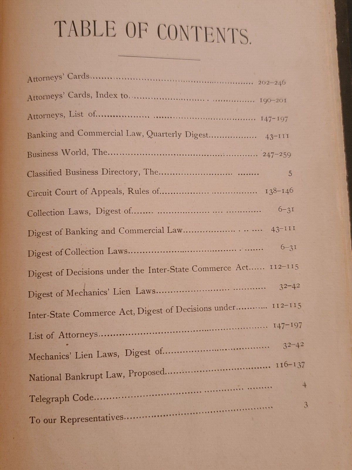1892 Law-Merchant Quarterly Magazine/Book For Attornys/Business Men 246 Pages