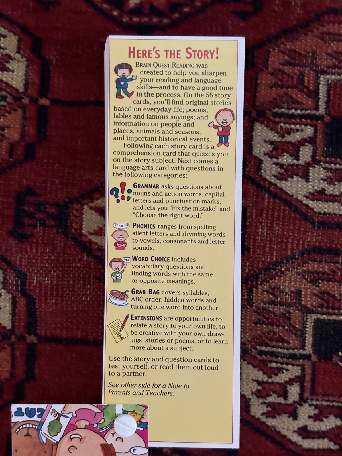 2 Brain Quests Reading Basics 6-7 Gr. 1 Deck 1 AND Math Basics 6-7 Gr. 1 Deck 2