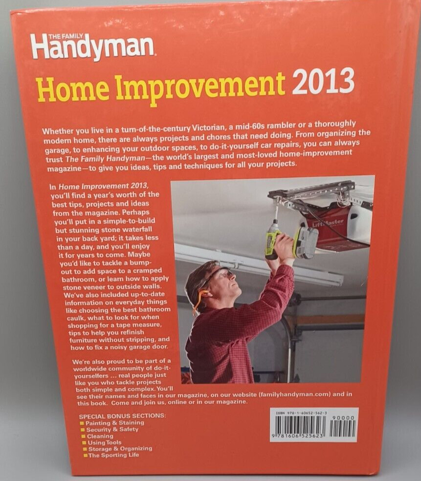 Lot of 3 Family Handyman Home Improvement Books HC 2010 2011 2013 188 Pages