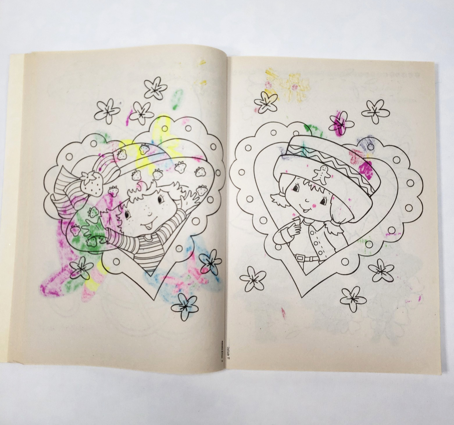 Strawberry Shortcake Coloring Book Dalmatian Press Vintage 2004 USED Berry Cool