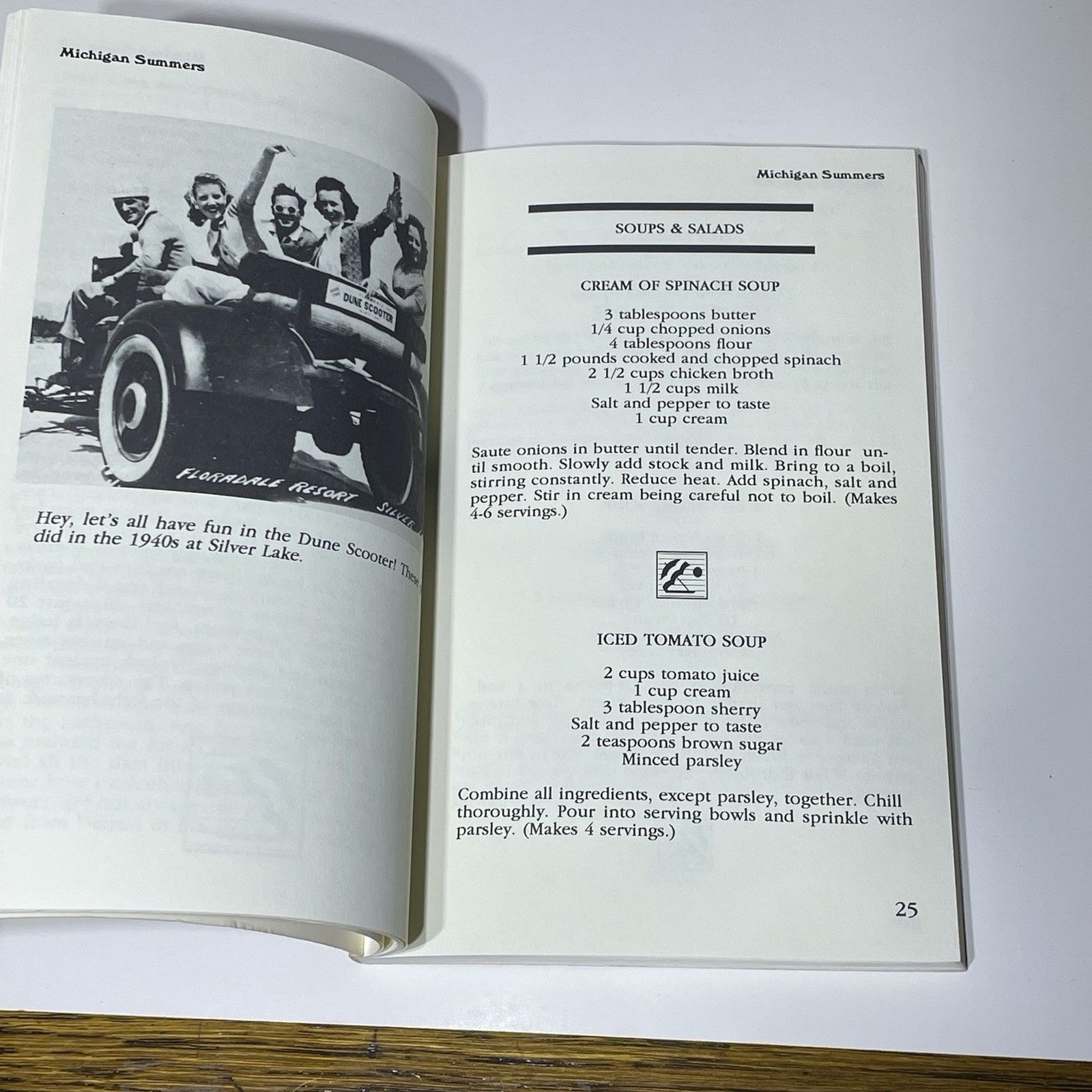1990 Vintage Michigan Summers : Tales and Recipes by Carole Eberly