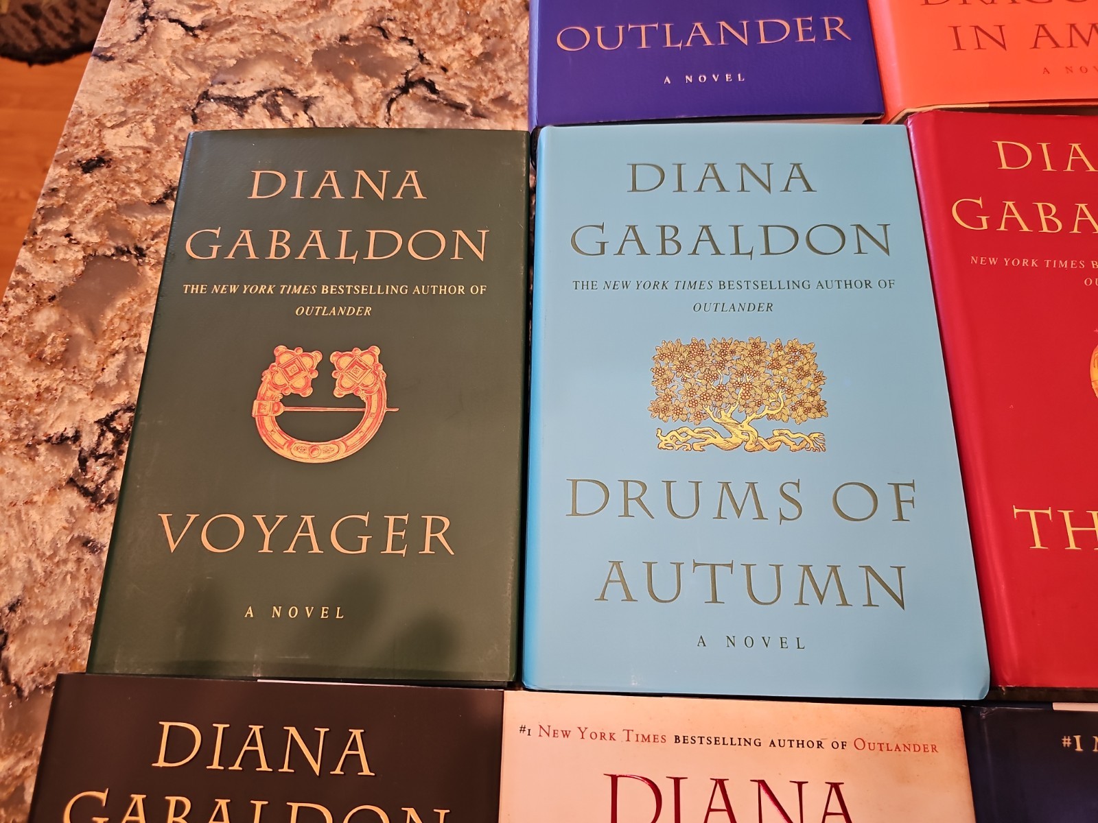 Diana Gabaldon Hardcover Outlander Series Nine Book Set Books 1-9 + Companion
