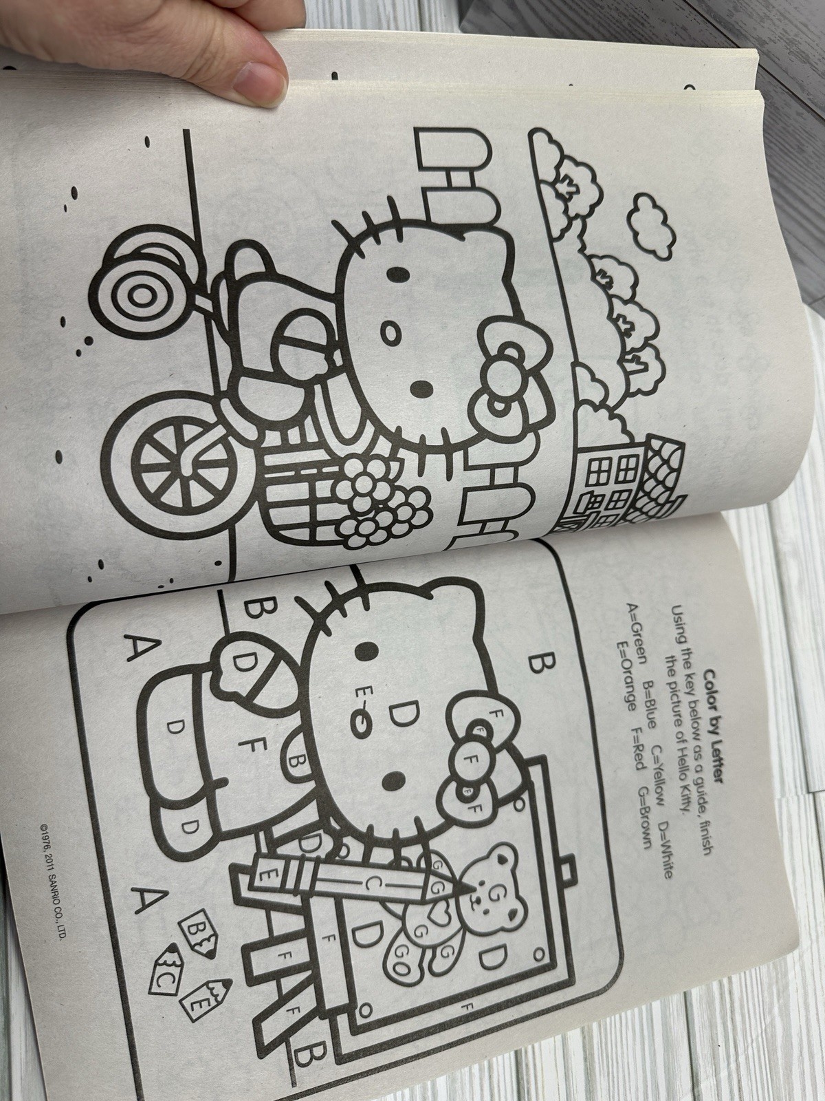 Vintage 2011 Hello Kitty Coloring and Activity Book NEW Bendon