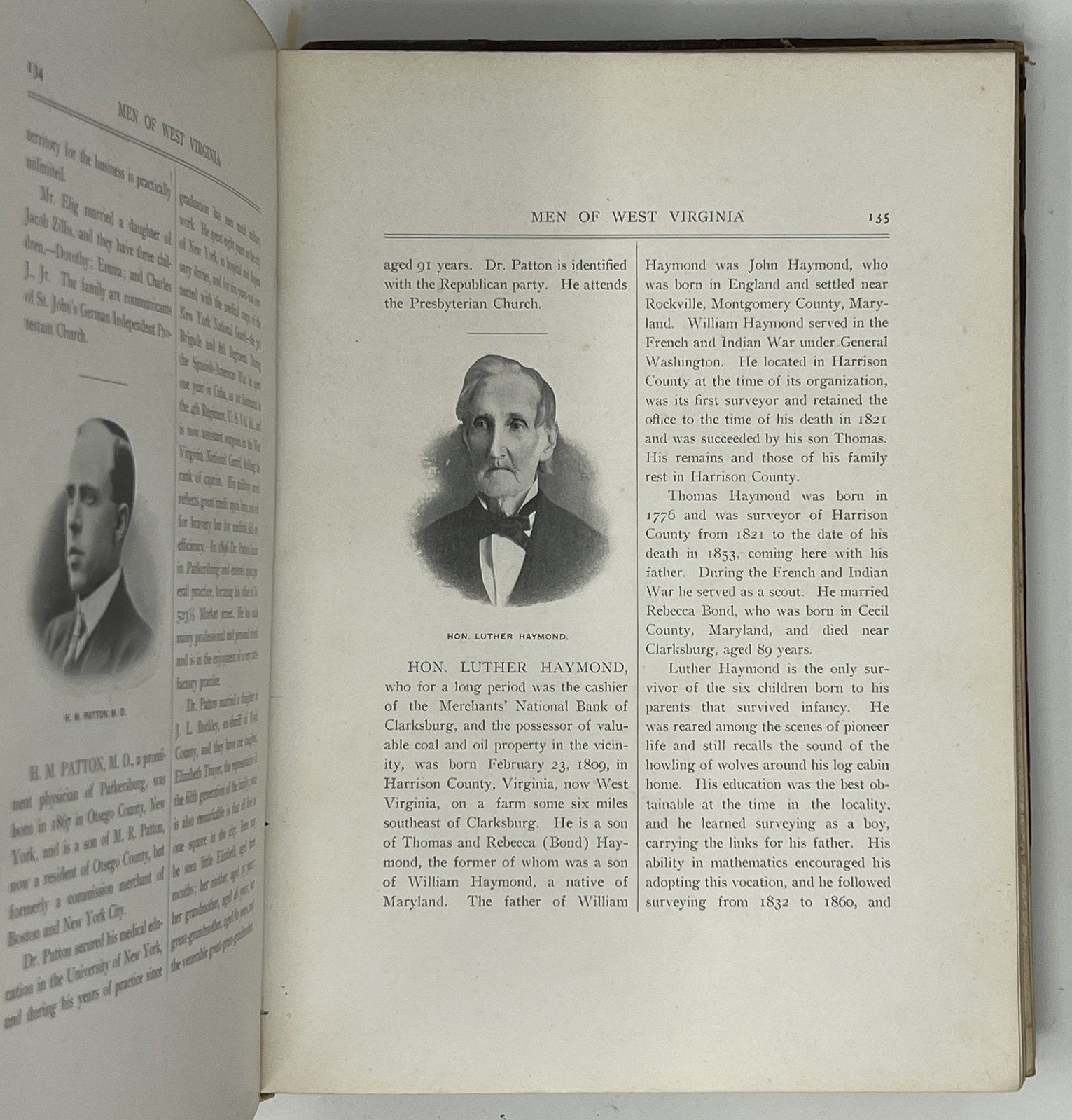 VTG Men of West Virginia: Vol. I – 1903 Leather HC Pub. by Biographical Pub. Co.