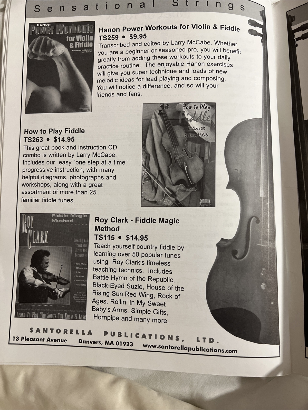 2005 Larry McCabe The Magic of Irish Fiddling Songbook Sheet Music SEE FULL LIST