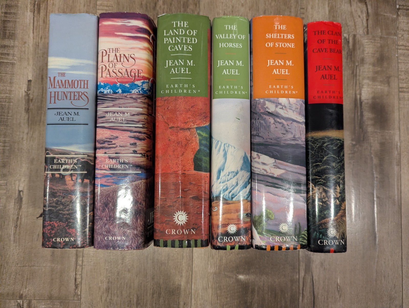 Clan Of The Cave Bear Series EARTH’S CHILDREN Set Books 1-6 HC/DJ