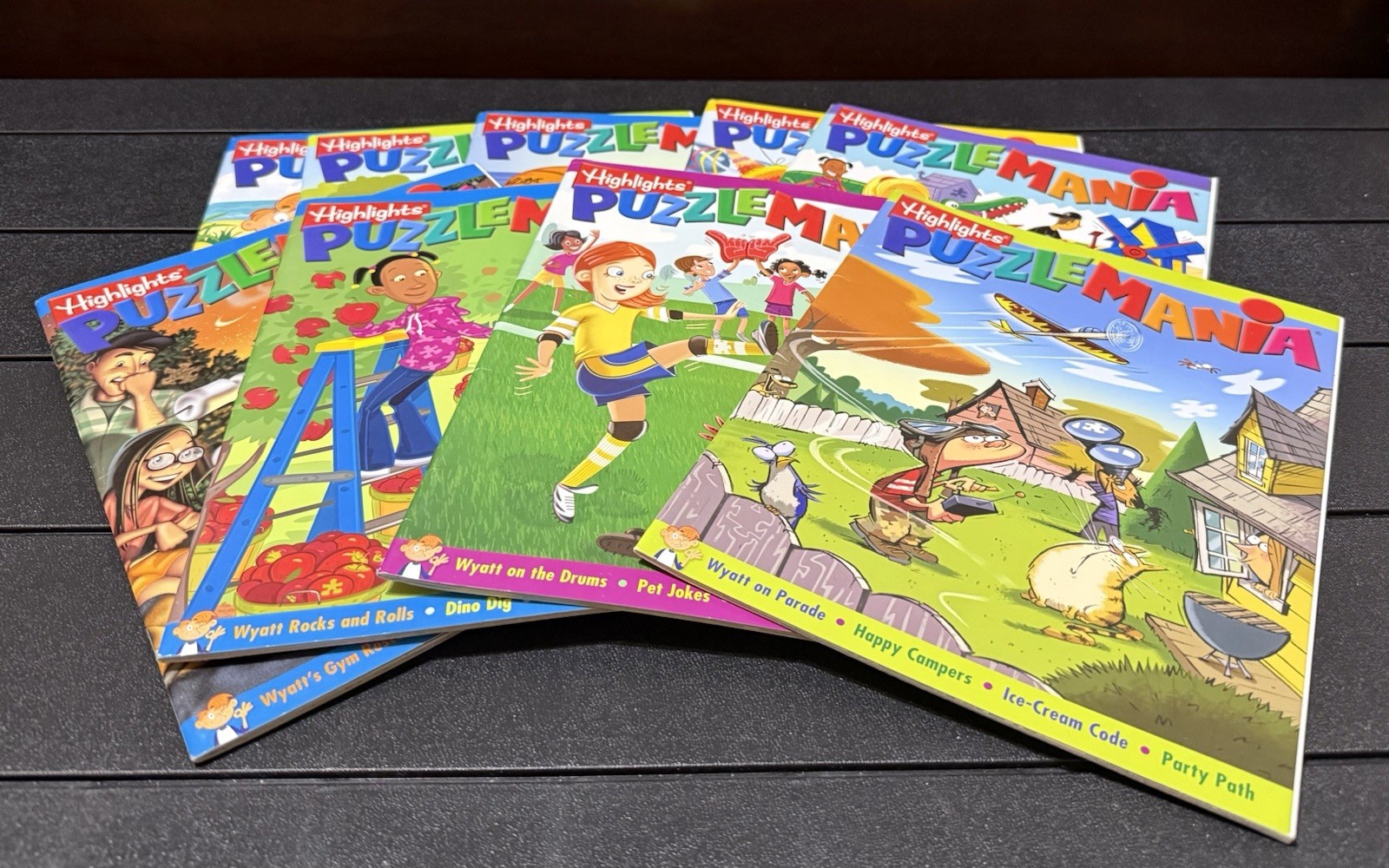 Highlights Puzzlemania Lot of 9 Books 2010 Books Magazines Educational Kids NEW