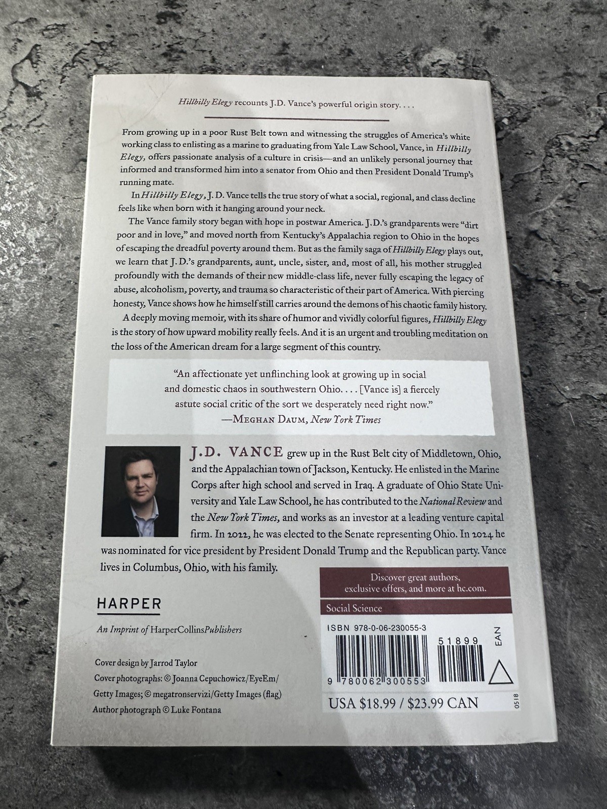 Hillbilly Elegy : A Memoir of a Family and Culture in Crisis by J. D. Vance…