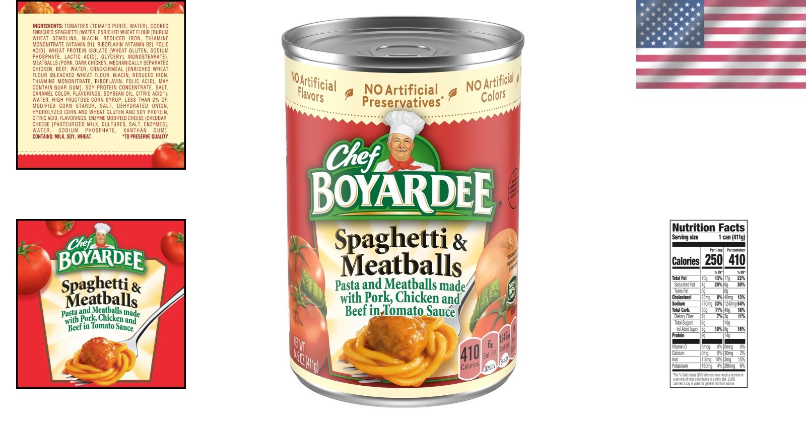 Hearty 14.5 oz Canned Spaghetti & Meatballs – Simple, Nutritious, Fast Dinner