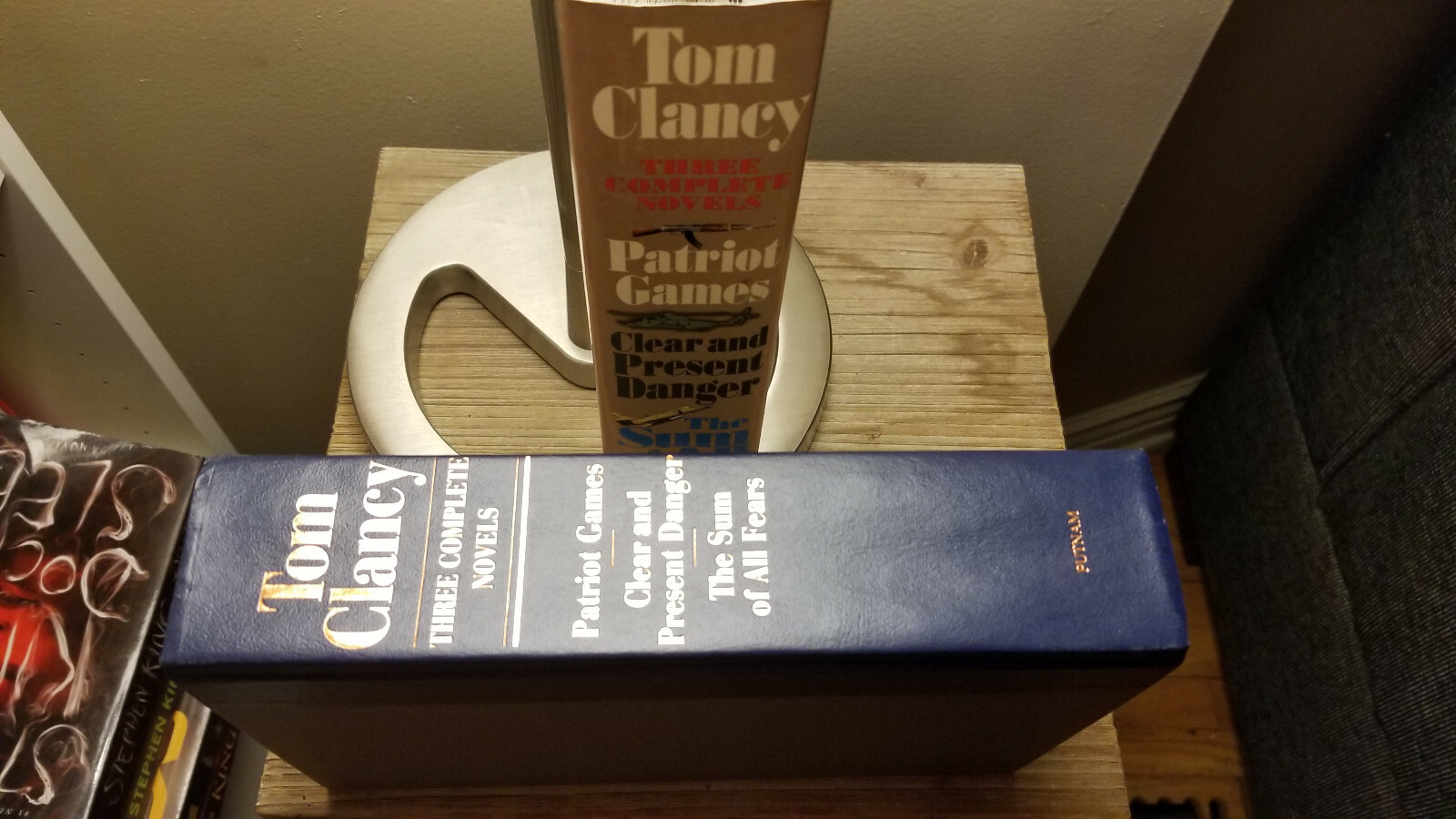Tom Clancy 3 Bk Combo – Sum All Fears, Patriot Games & More 1st & 1st HB DJ VGC!