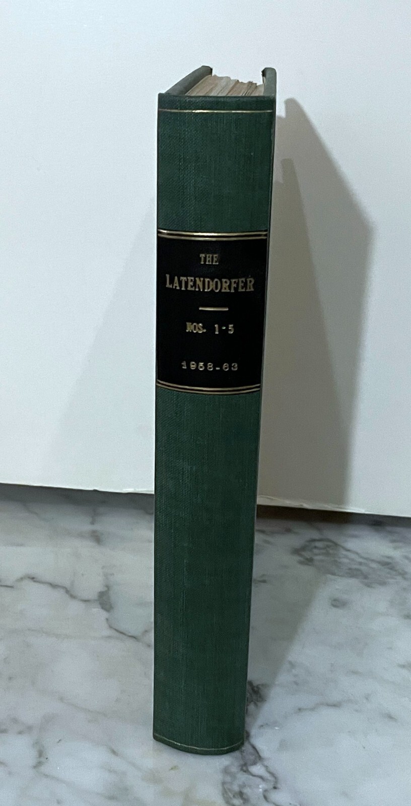 THE LATENDORFER VOLUMES 1-5 – 1958-63 – VINTAGE BOOKLETS RELATED TO WESTERN ART