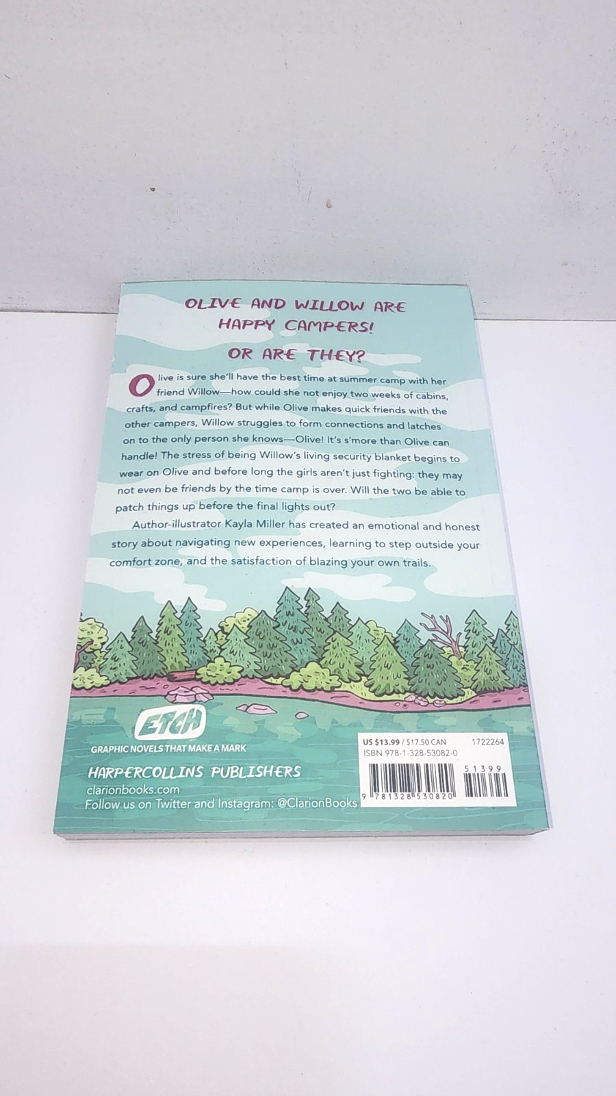 Camp Kayla Miller Graphic Novel Hardcover Excellent Condition