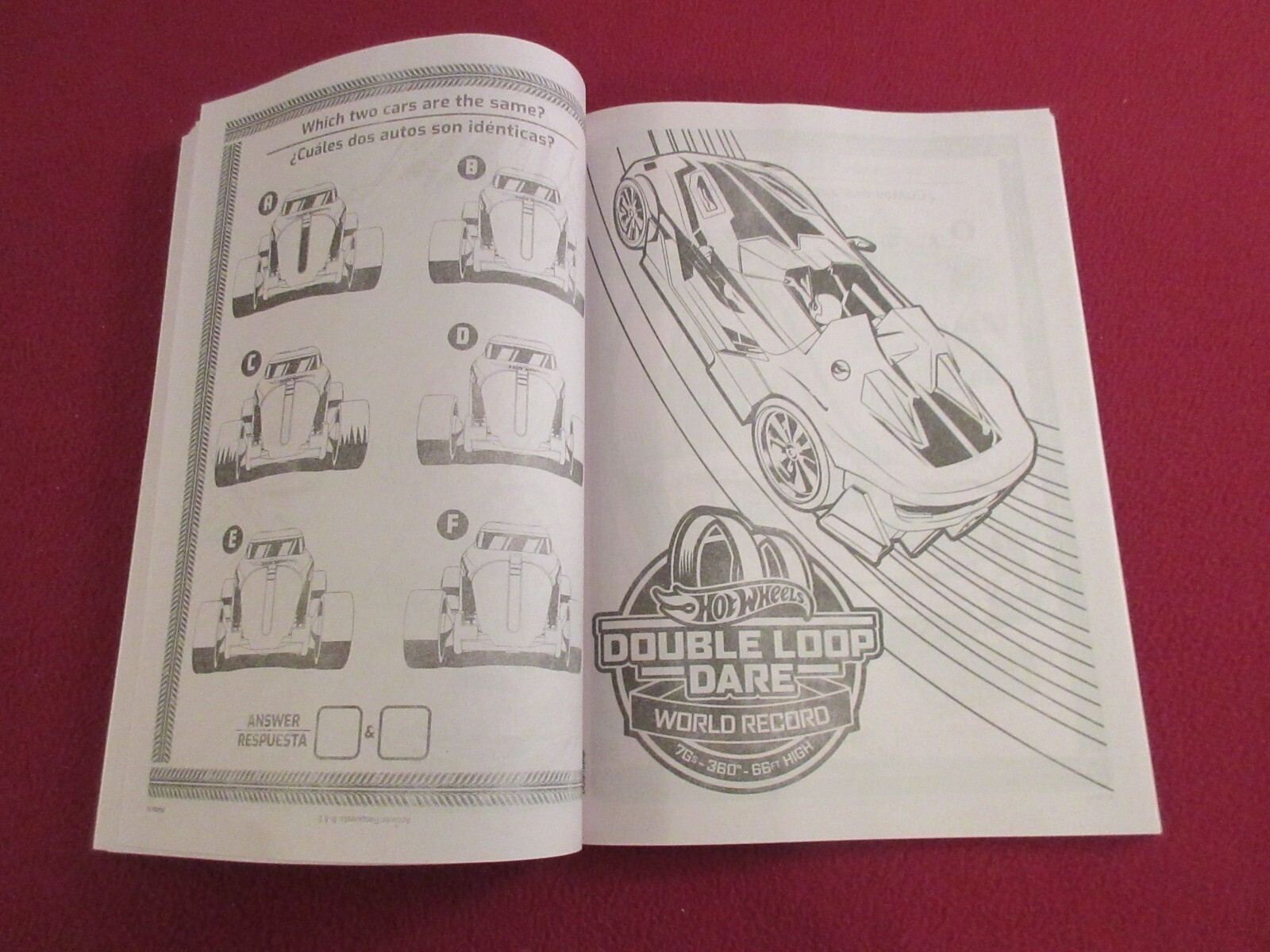 2025 Hot Wheels Coloring Book UNUSED NM/High Grade Original