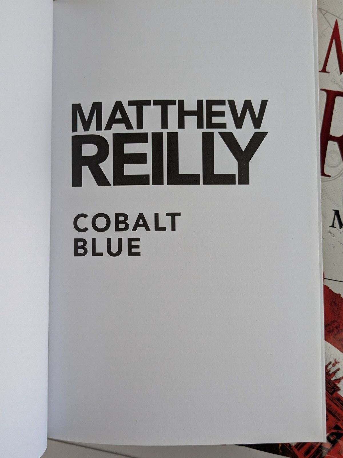 Matthew Reilly Hardcover x 3 Mr Einstein’s Secretary Great Zoo of China Cobalt