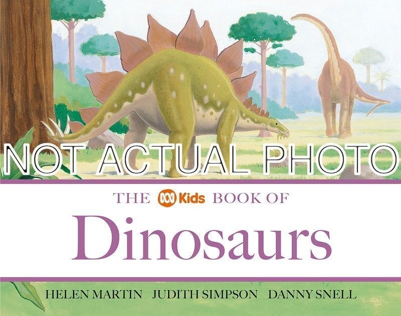 Judith Simpson Helen Martin / ABC Book of Dinosaurs Paperback by Helen Martin