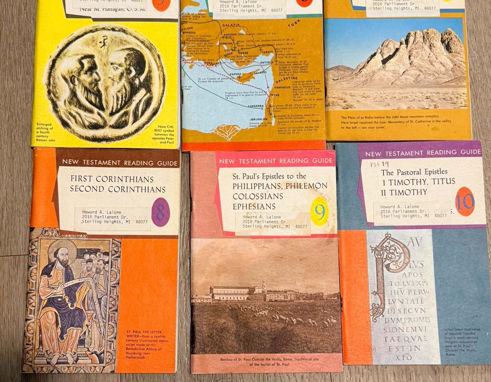 The Liturgical Press New Testament Reading Guides 2-10 Paperback Vintage Bible