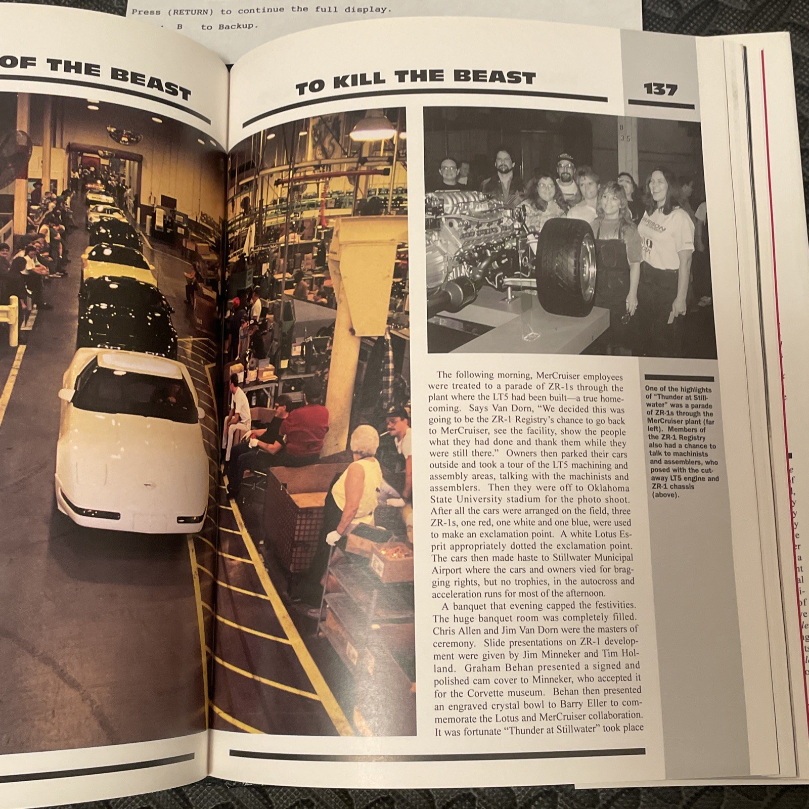 The Heart of the Beast History of the LT5 V8 & ZR-1 Corvette by Anthony Young HC