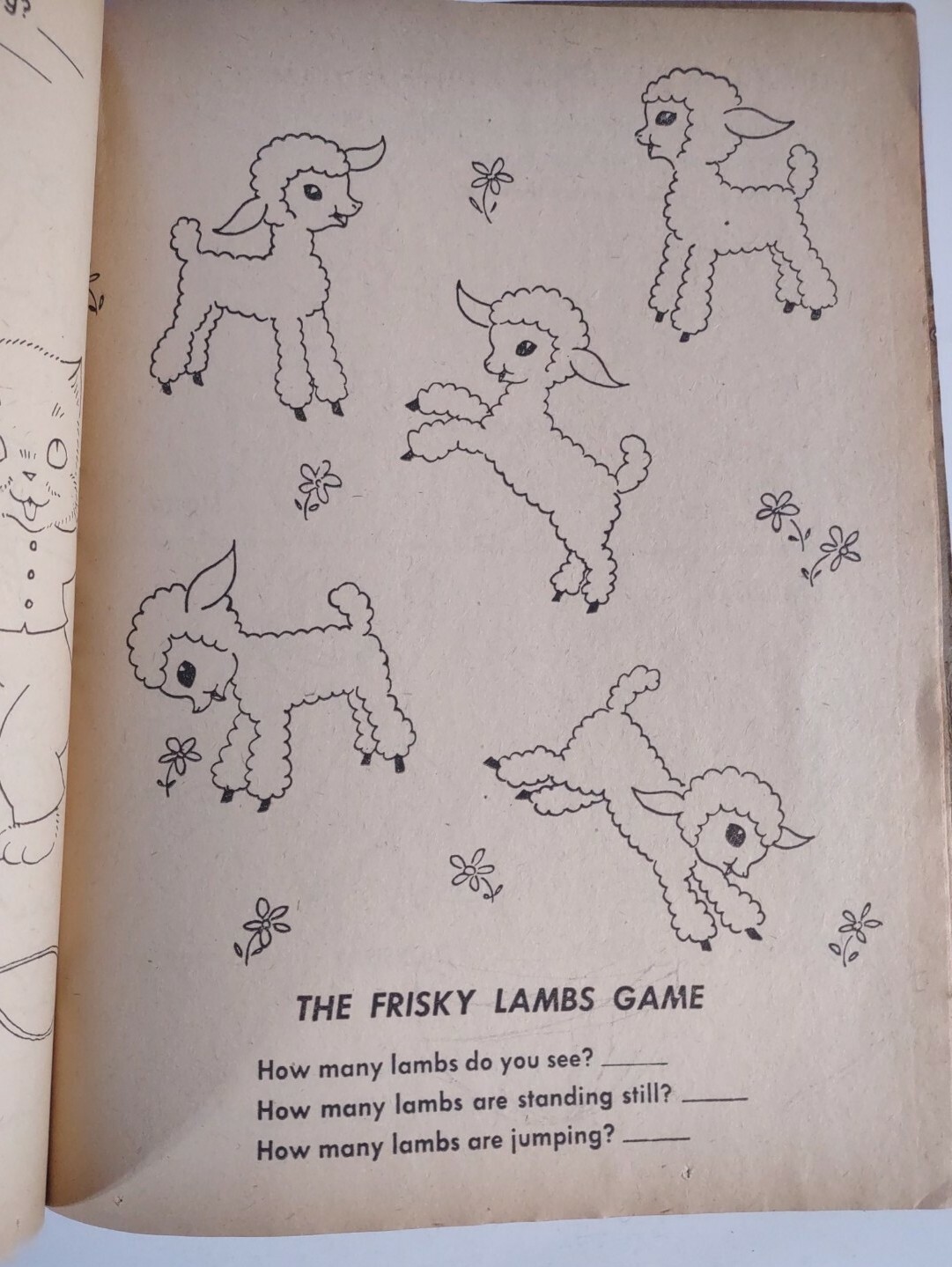 1959 FUN TIME Coloring Book #336 Treasure Coloring Books UNCOLORED 60+ pages.