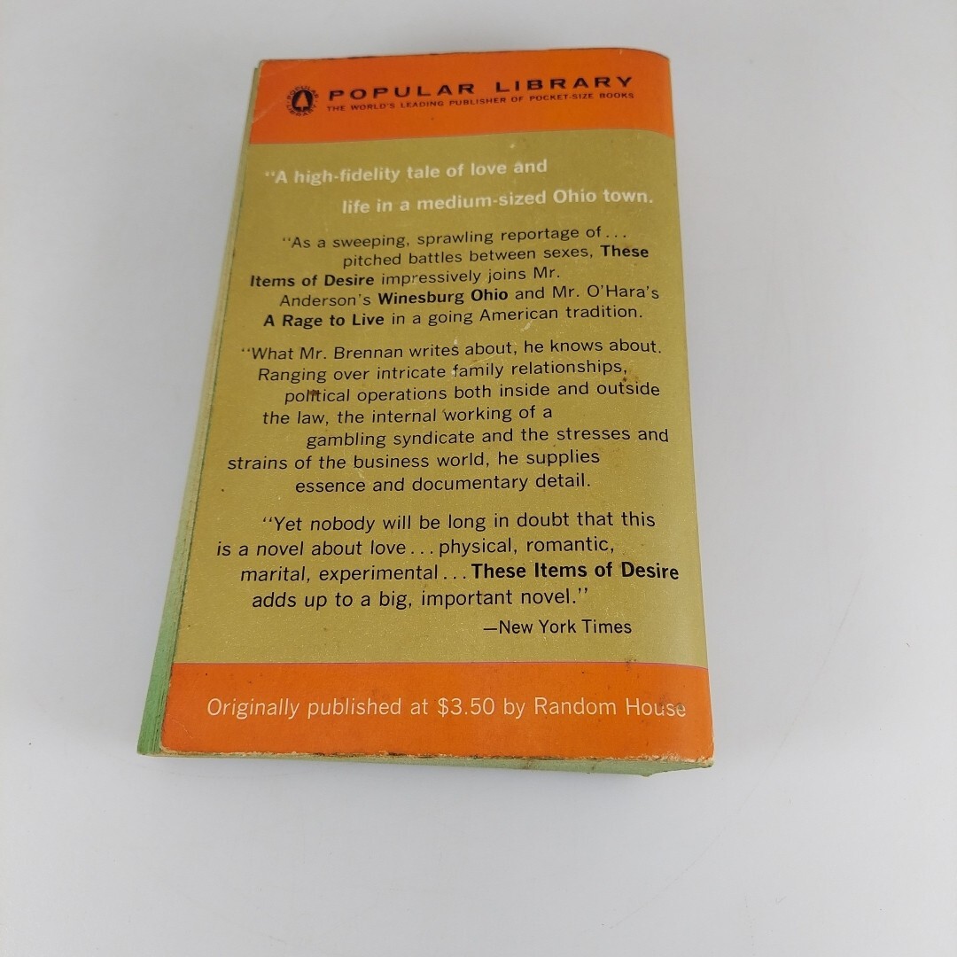 These Items of Desire Louis A Brennan Popular Library SP45 July 1959 PB
