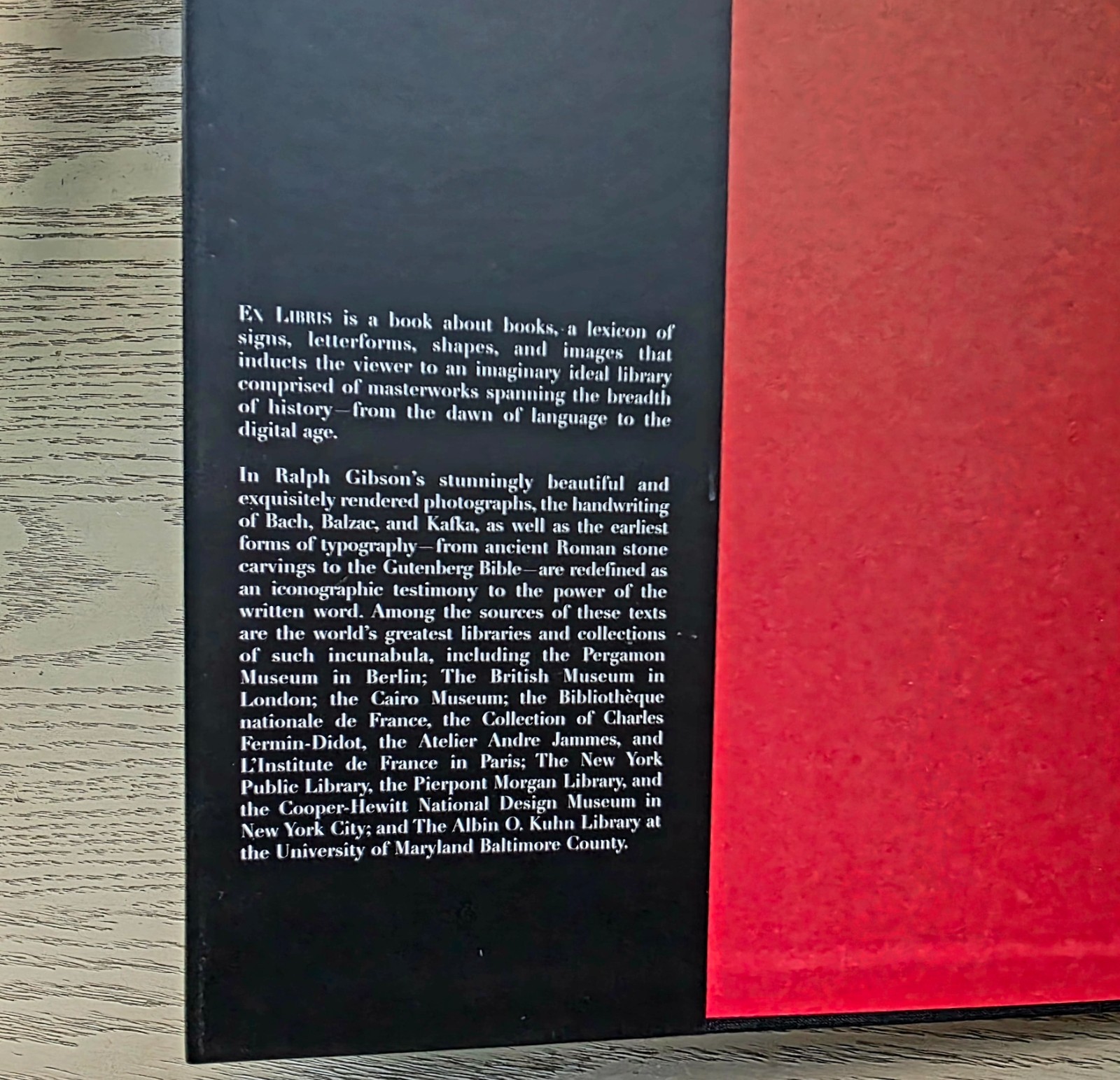 Ralph Gibson Ex Libris Photo Book First Edition 2001 PowerHouse SIGNED