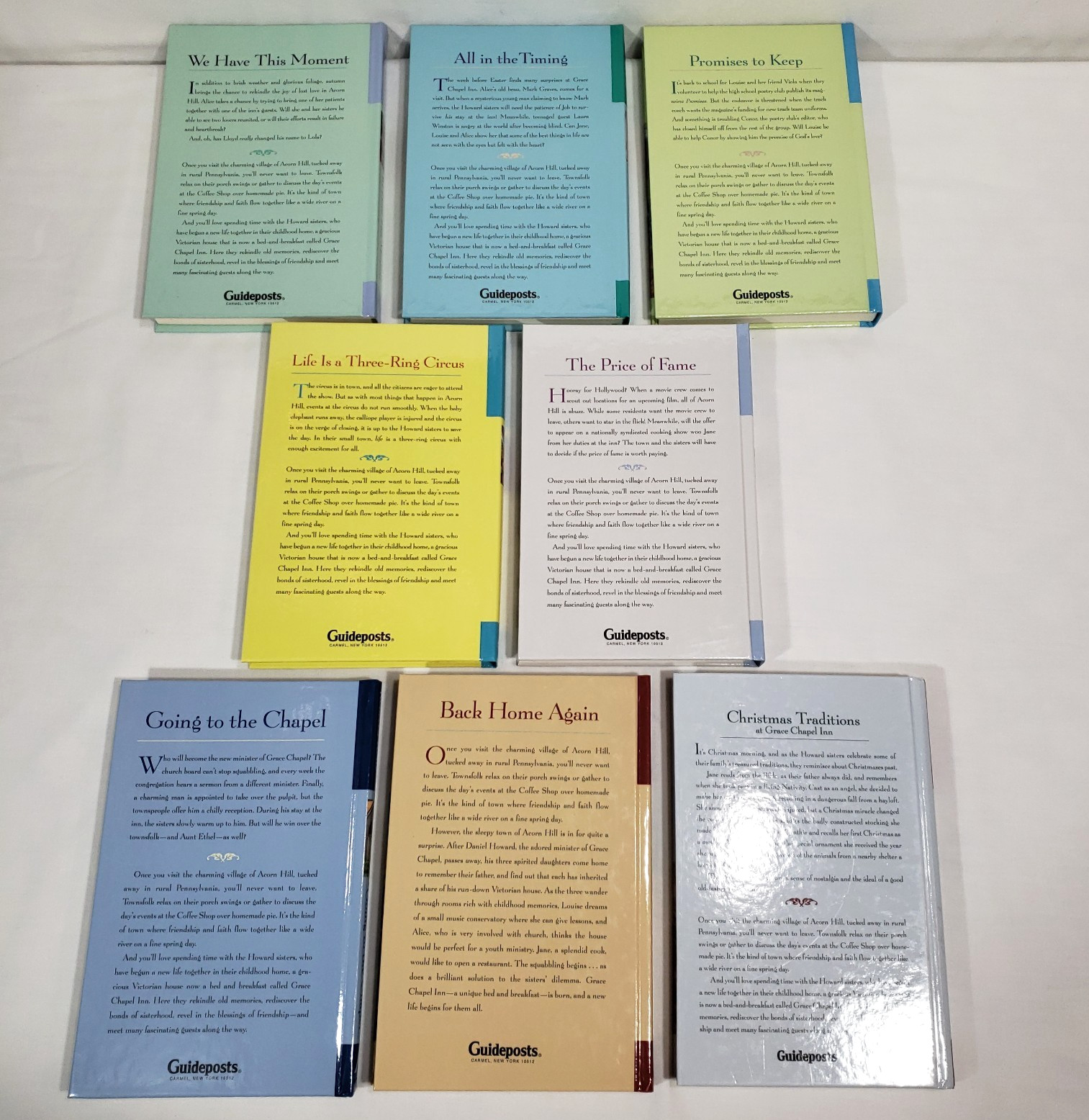 Guideposts Tales From Grace Chapel Inn Lot Of 8 Books Cozy Mysteries Series Set