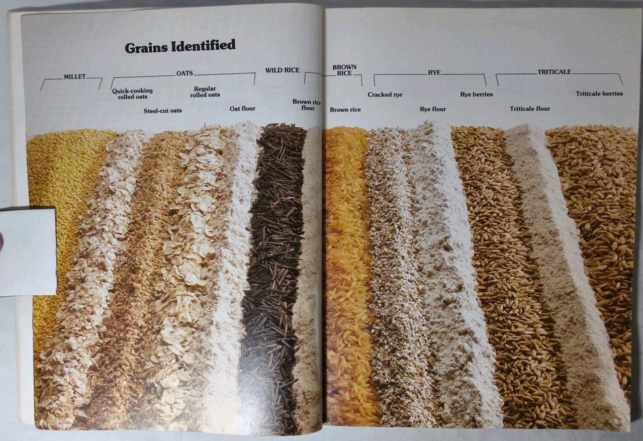 Better Homes & Gardens Cooking With Whole Grains: 1984 Meredith Corp. SC – NICE