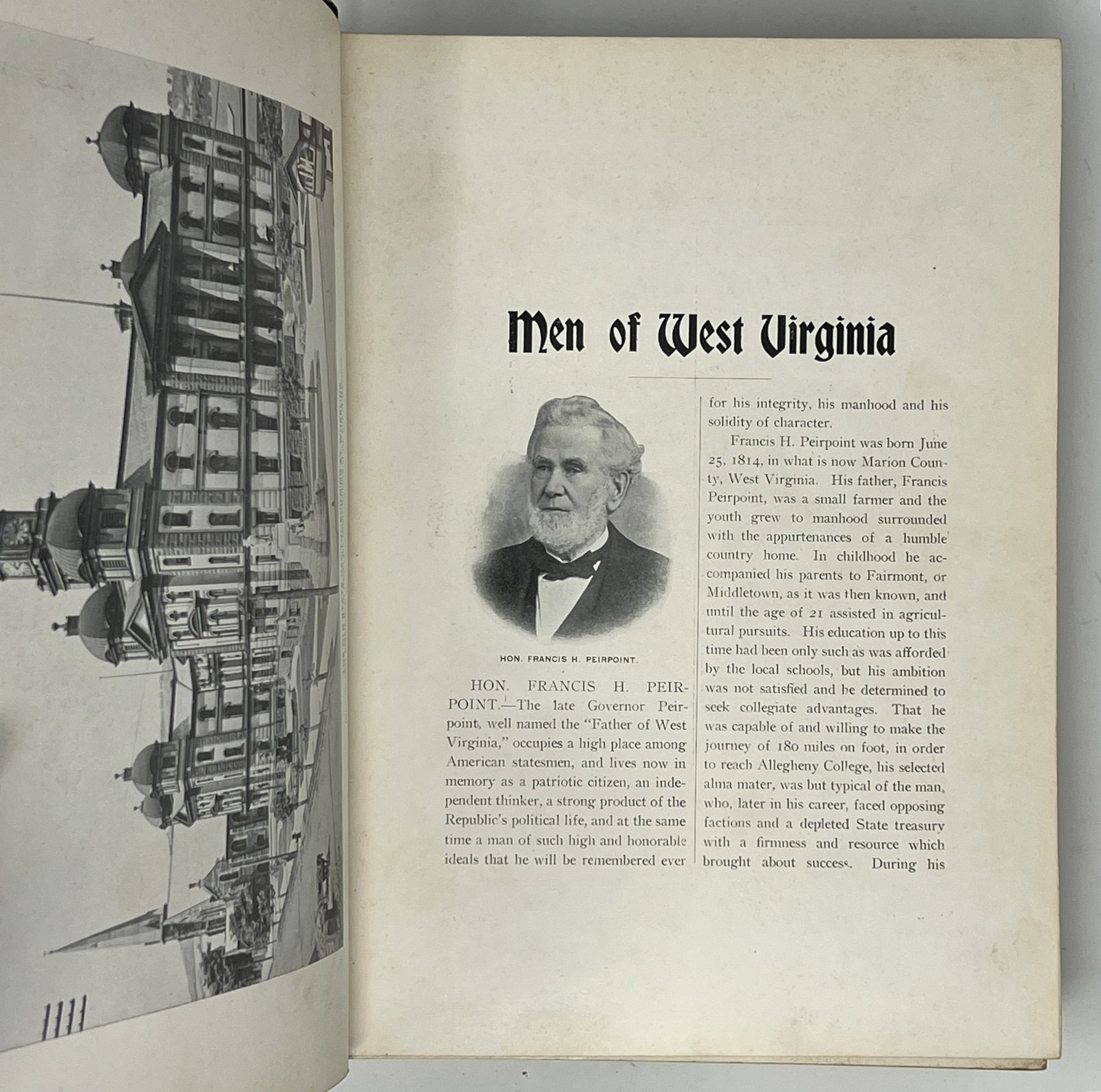 VTG Men of West Virginia: Vol. I – 1903 Leather HC Pub. by Biographical Pub. Co.