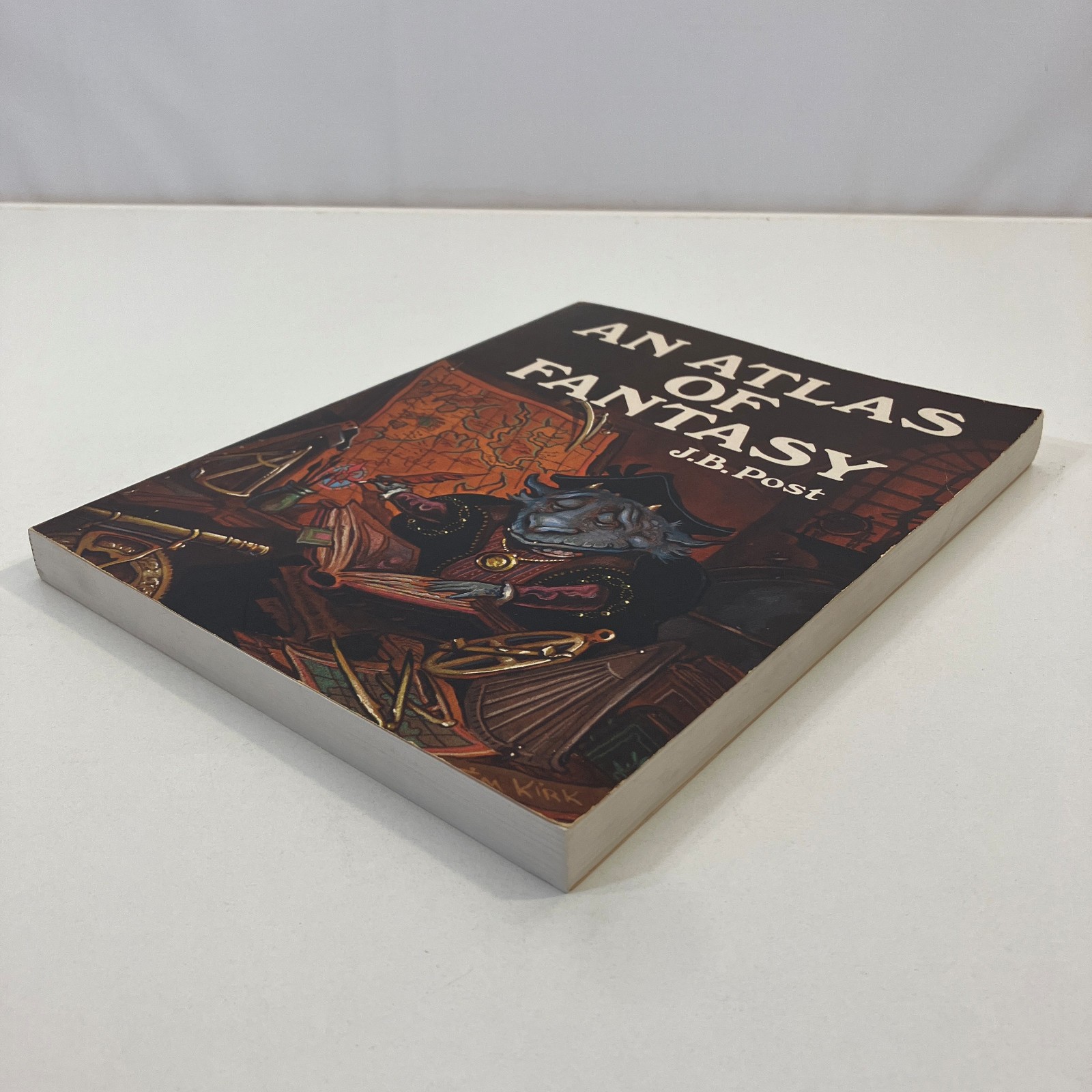 An Atlas of Fantasy J B Post Maps Mirage Press 1973 VTG TPB Middle Earth Narnia