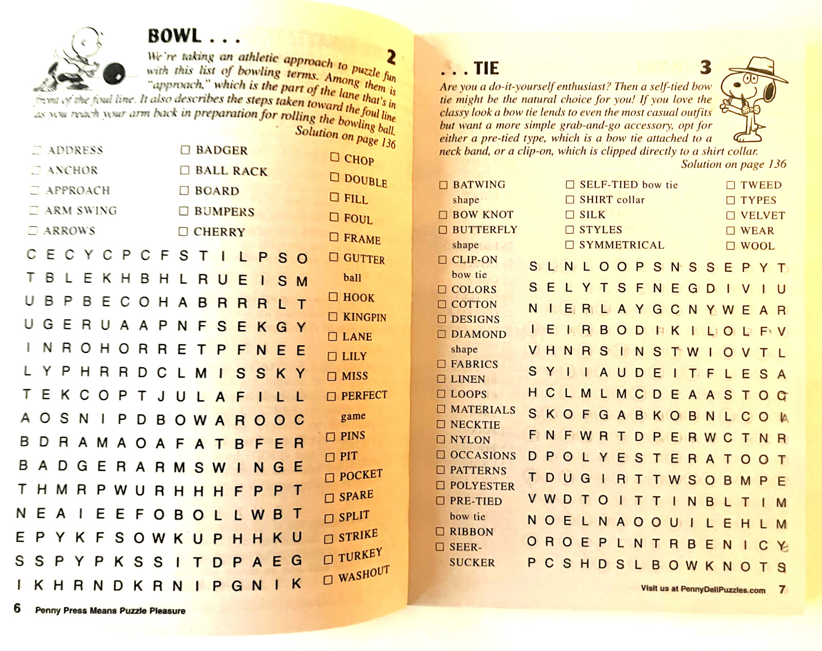 2 Penny Press PEANUTS Charlie Brown Word Seek Search Puzzle Books July 25 Jan 26