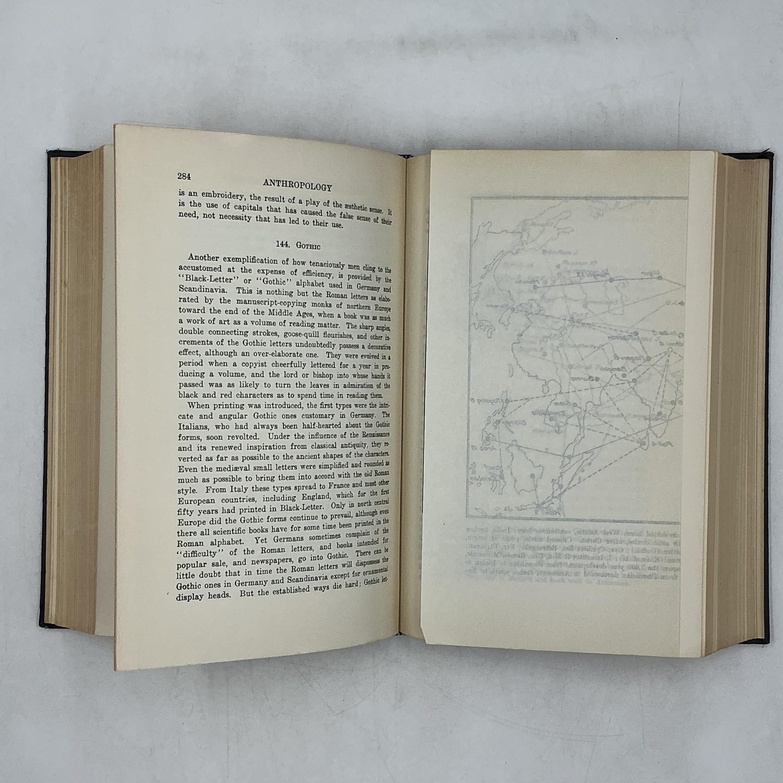 Vintage Anthropology A L Kroeber Harcourt Black HC 1923 USA Illustrated History
