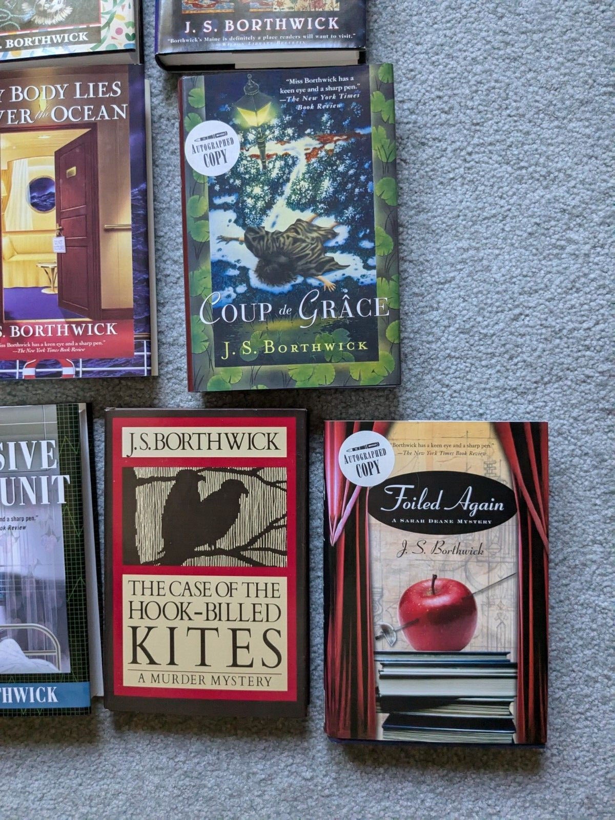 Lot 13 by J S Borthwick: Sarah Deane series with 2 Autographed!